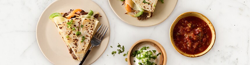 Cheesesteak Quesadilla