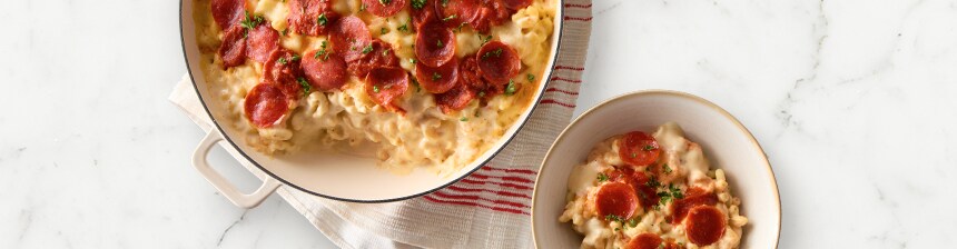 Pepperoni Pizza Mac & Cheese