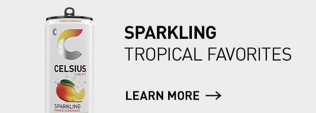 Celsius – Sparkling tropical favorites