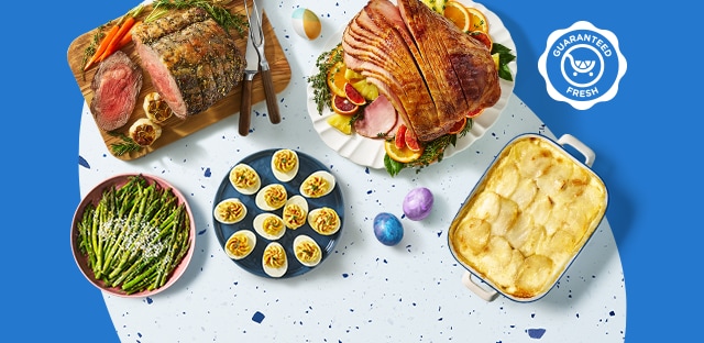 Image of Basket with Easter classic candy and toys.