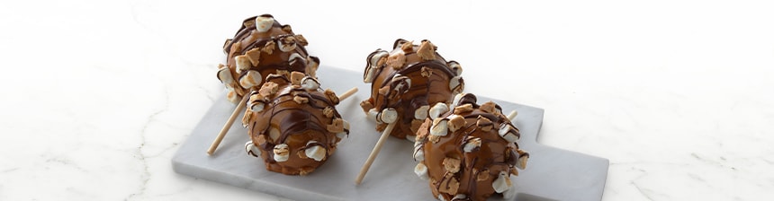 S’mores Caramel Apples Recipe
