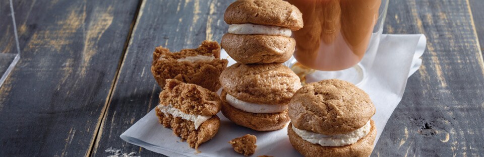 Spiced Chai Buttercream Sandwich Cookies