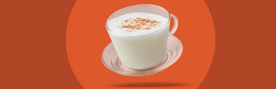 pumpkin spice with milk