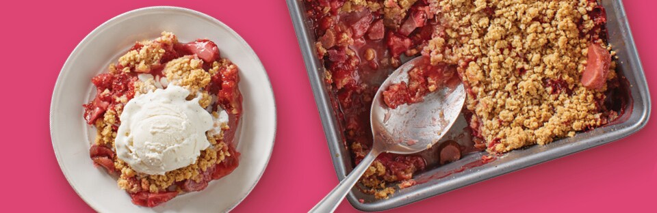 Strawberry Rhubarb Crisp