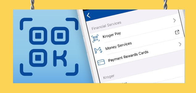 App Screen/Kroger Pay in More Menu