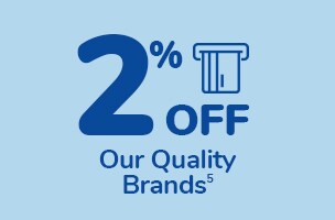 2% off Our Brands 2% off Our Brands