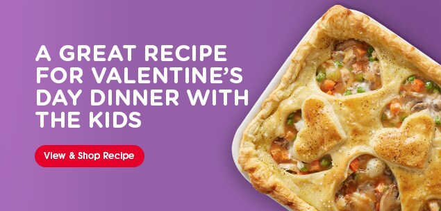Chicken Pot Pie with Heart Topping Recipe