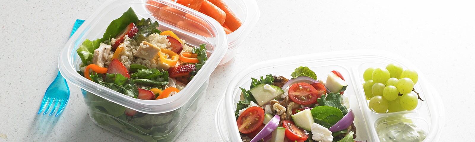 Chopped Salad with fruits and vegetables