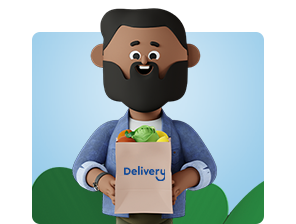 Same-day or next-day delivery for only $6.95.