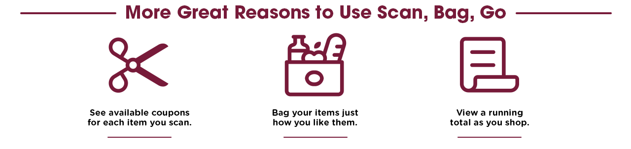 More Great Reasons to Use Scan, Bag, Go