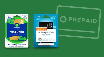 Example of prepaid card offerings at Ralphs including but not limited to Visa debit and Visa Prepaid cards.