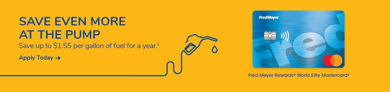 Save at the Pump with our credit card
