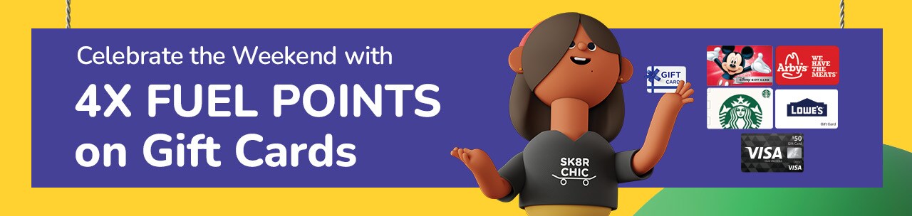 4x Fuel Points On Gift Cards Visa Mastercard Gift Cards Ralphs