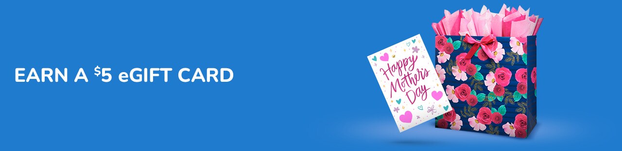 Get a FREE $5 eGift Card when you buy participating American Greetings products. Get a FREE $5 eGift Card when you buy participating American Greetings products.